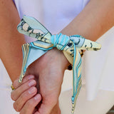 Sedgefield Blue Scarf Bracelet