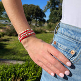 Game Day Team Colors: Set of 6 Stretch Bracelets