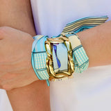 Sedgefield Blue Scarf Bracelet