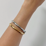 Hinge Bangle Stainless Steel