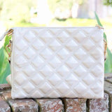 Ariana Pearl Quilted Crossbody Bag