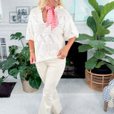 Alia Oversized Cream Sweater Lucy Paris