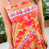 Annalisa Rosebud Ribbon Stripe Maxi Dress Elizabeth James the Label