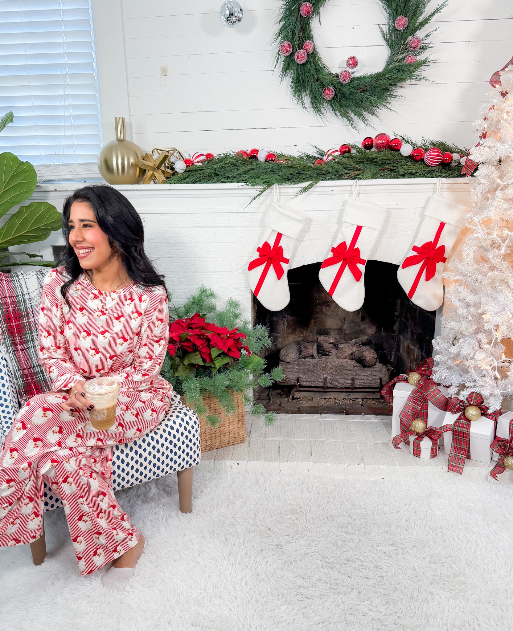 Annie Red Santa Baby PJ Set Mary Square