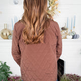 Baylor Brown Quilted Jacket Jodifl