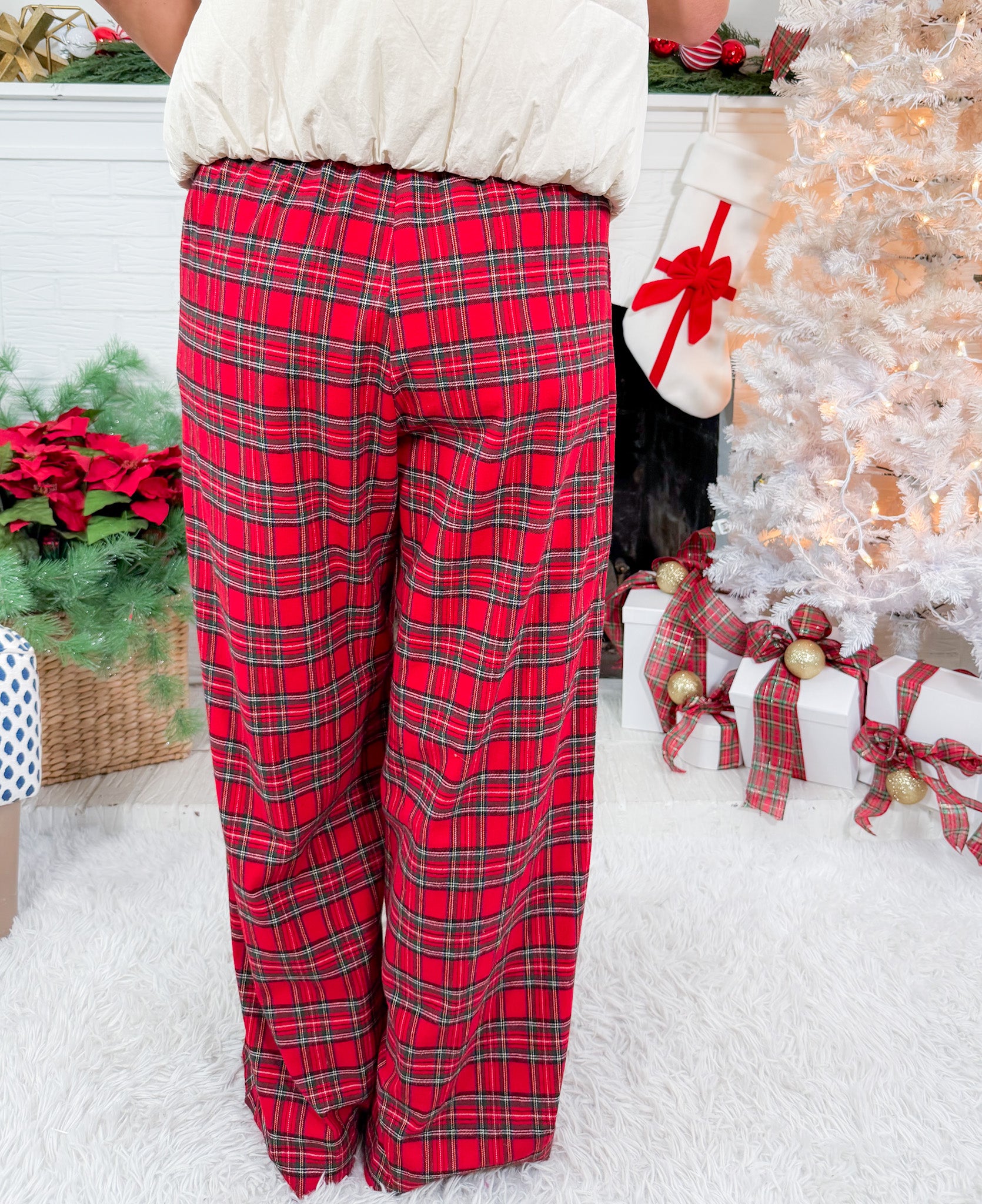 Beckett Red Plaid Lounge Pants