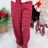 Beckett Red Plaid Lounge Pants