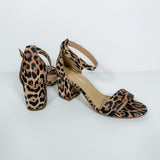 Cake Leopard Chunky Heel Sandal