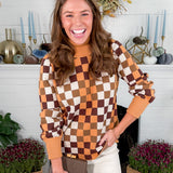 Cameron Tweed Turtleneck Sweater Emily Mccarthy