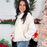 Campany Ivory Puffer Vest Jodifl