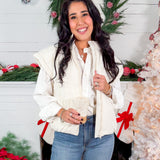 Campany Ivory Puffer Vest Jodifl