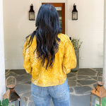 Carmen Chartreuse Python Top SEDGE