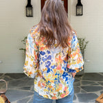 Christian Blue Multi Top