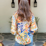 Christian Blue Multi Top