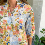 Christian Blue Multi Top