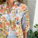 Christian Blue Multi Top