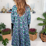 Christina Navy Gossamer Wings Maxi Dress Mary Square