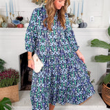 Christina Navy Gossamer Wings Maxi Dress Mary Square