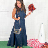 Claire Denim Maxi Dress Elizabeth James the Label