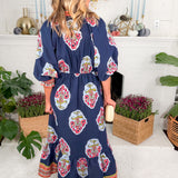 Colton Midnight Mix Maxi Dress Umgee