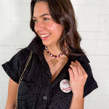 Crimson Tide Elephant Gameday Scarf Necklace