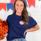 Cumberland Navy Sleeveless Sweater PINCH