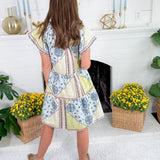 Dayna Apple Bandana Mini Dress Double A the Brand