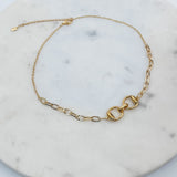 Equestrian Pendant Chain Necklace