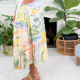 Erica Citrus Splash Midi Skirt Prosperina