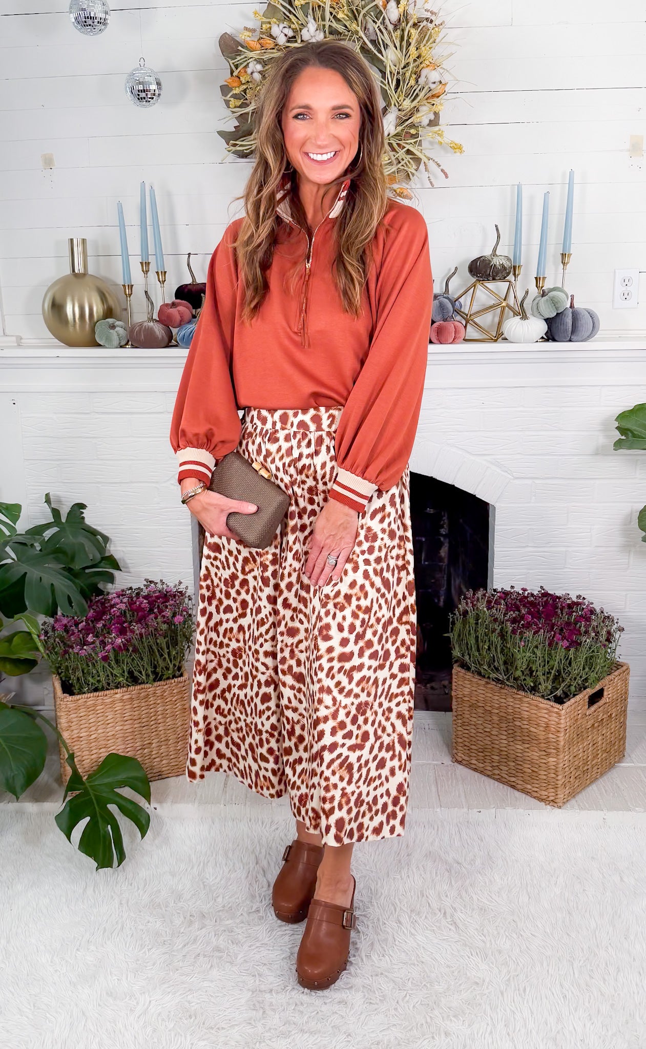 Erica Untamed Midi Skirt Prosperina