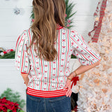 Faith Ivory Bow Sweater Mary Square