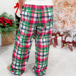 Festive Plaid Boxer Sleep Pants Shiraleah