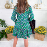 Fiona Green Honey Vines Dress Mary Square