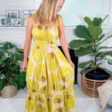 Fiorella Pistachio Maxi Dress SOFIA