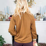 Gibbs Olive Knit Quarter Zip Top Entro