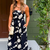 Gracie Black Embroidered Midi Dress Lucy Paris