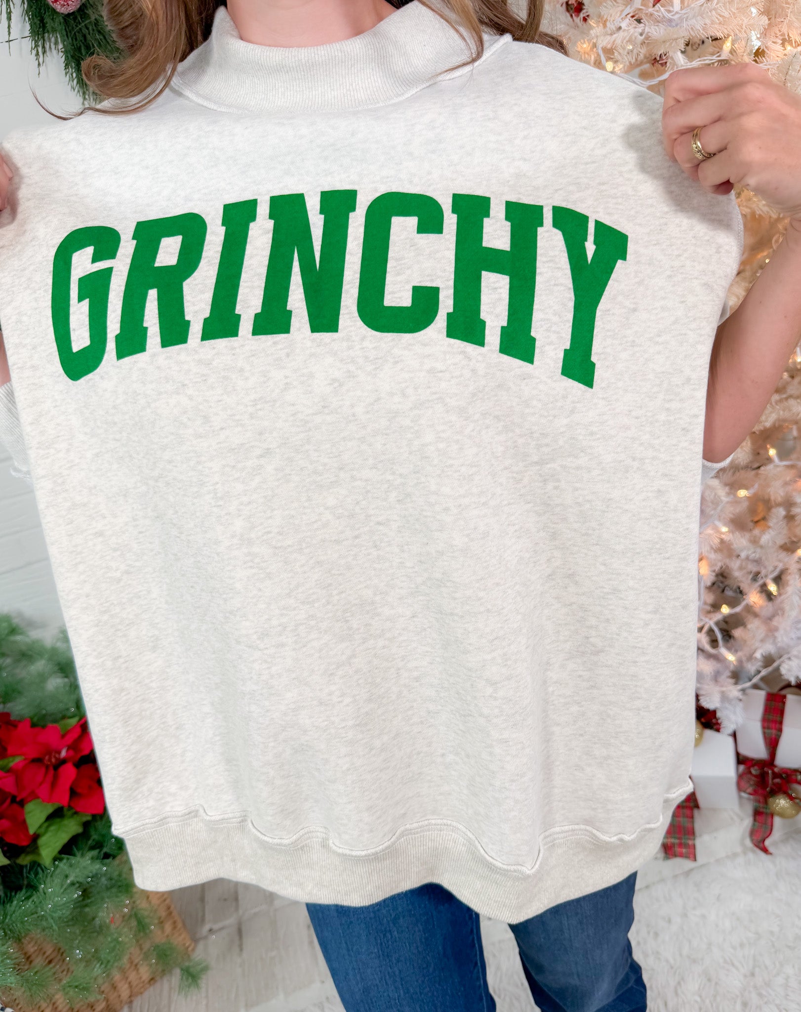 Grinchy  Naughty Reversible Sweatshirt BucketList