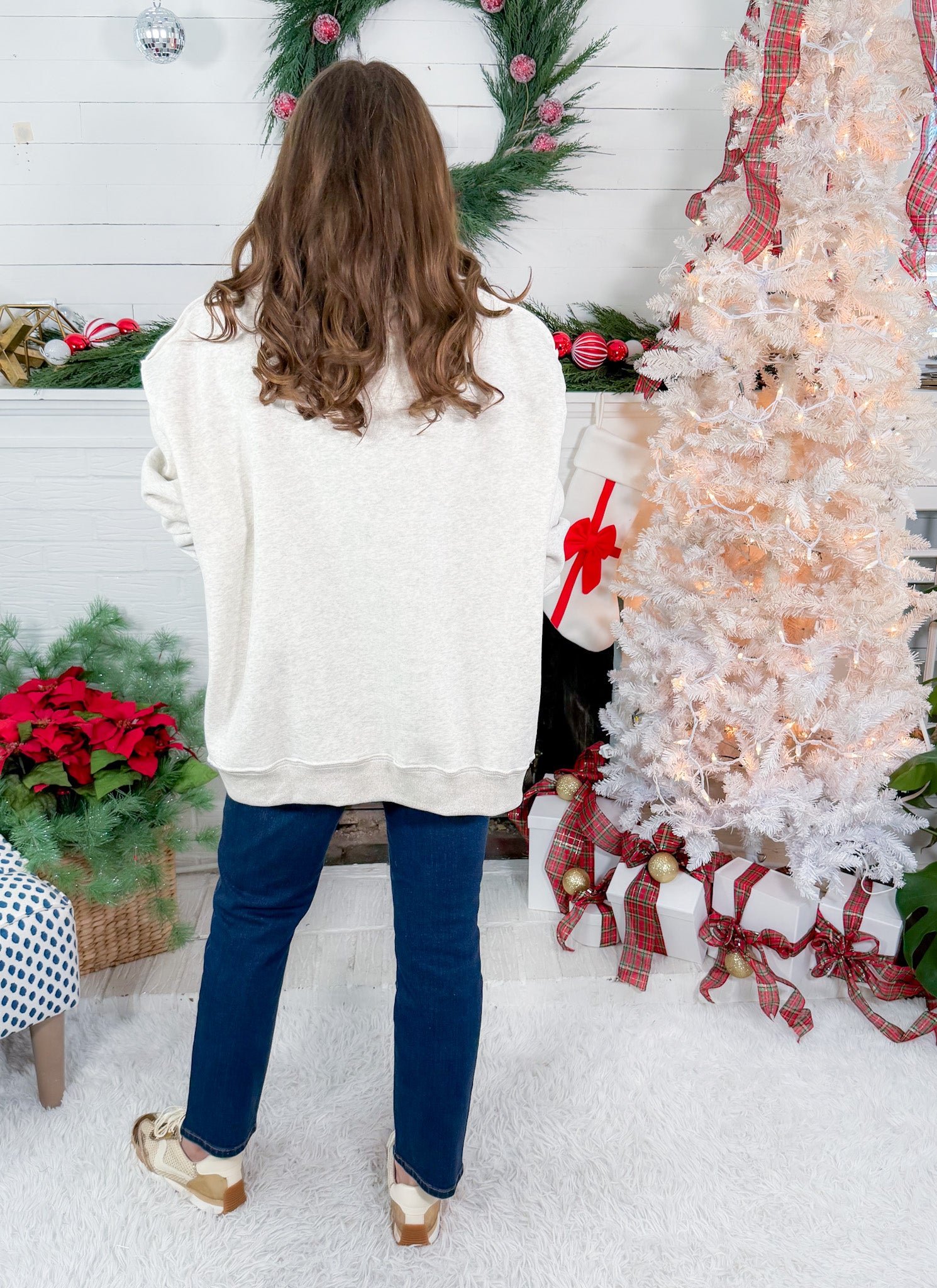 Grinchy  Naughty Reversible Sweatshirt BucketList