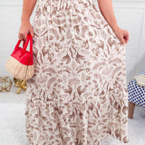 Hamilton Brown Porcelain Maxi Skirt Elan