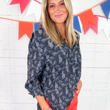 Iris Watercolor Tiger Top Sincerely Ours