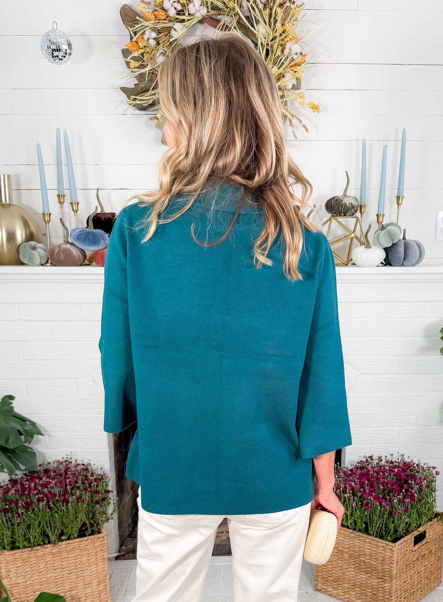 Jacquelyn Mock Neck Sweater