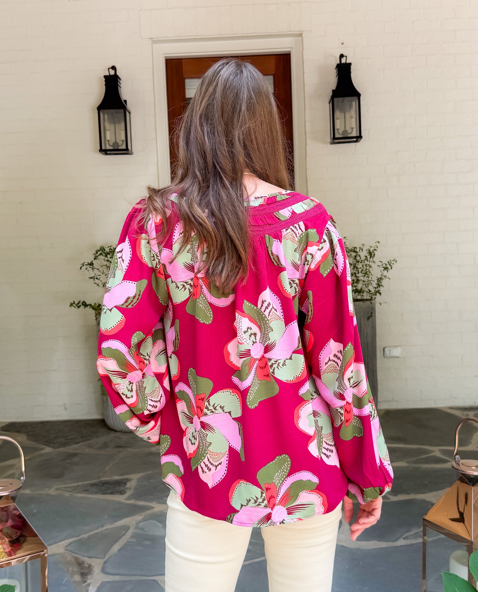 Janelle Plum Center Stage Top Mary Square