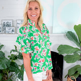 Jessica Green Pretty Petals Top Mary Square