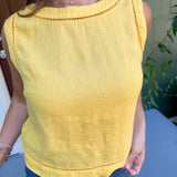 Joanne Golden Rod Sleeveless Top KUT
