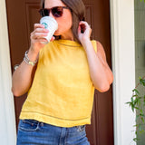 Joanne Golden Rod Sleeveless Top KUT