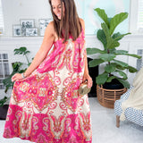 Lauren Pink Daphne Maxi Dress Molly Bracken
