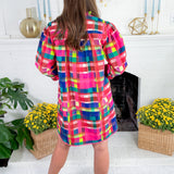 Lori Circus Plaid Mini Dress Alden Adair