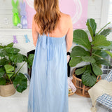 Marsela Sky Blue Maxi Dress