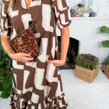 Marx Elle Brown Maxi Dress Entro