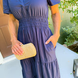 Molly Navy Blue Maxi Dress Molly Bracken